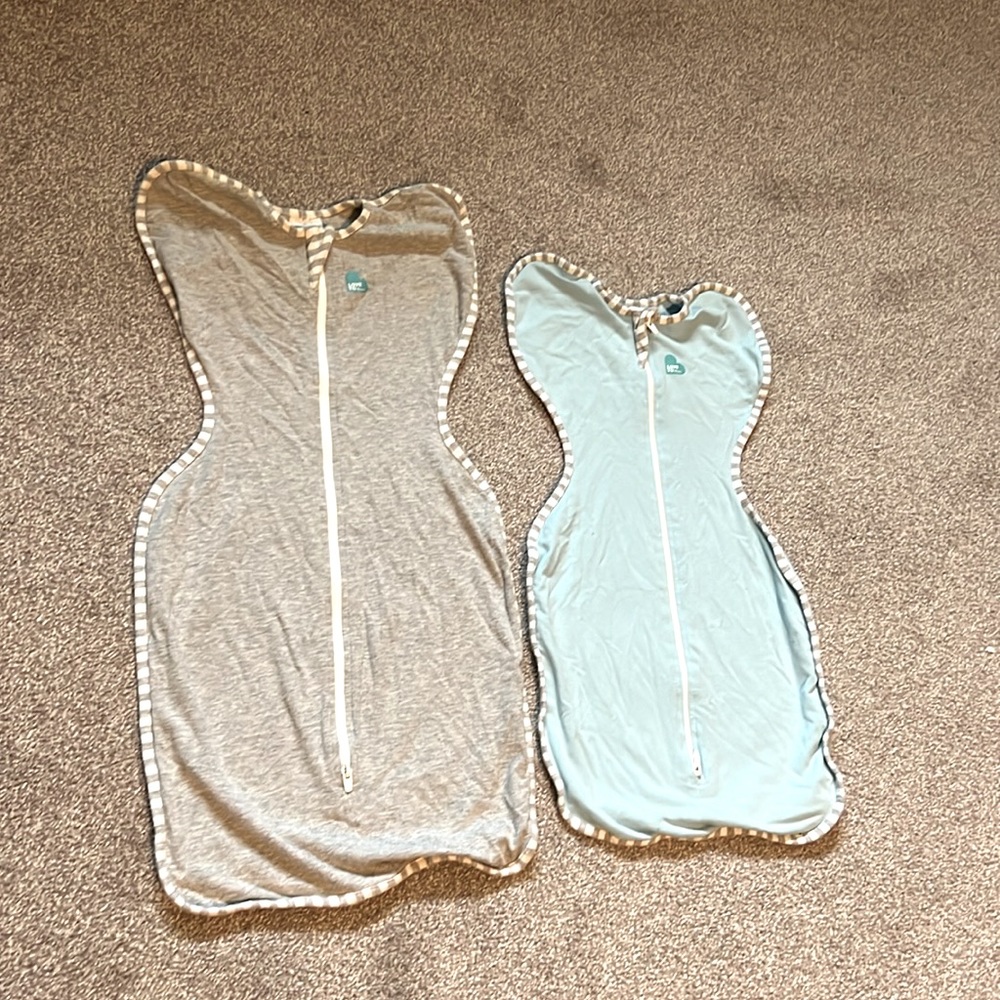 Love to Dream Swaddle Up sleep sacks, size small & medium
